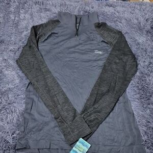 Ashore Men's Quarter Zip Wicking Top - New